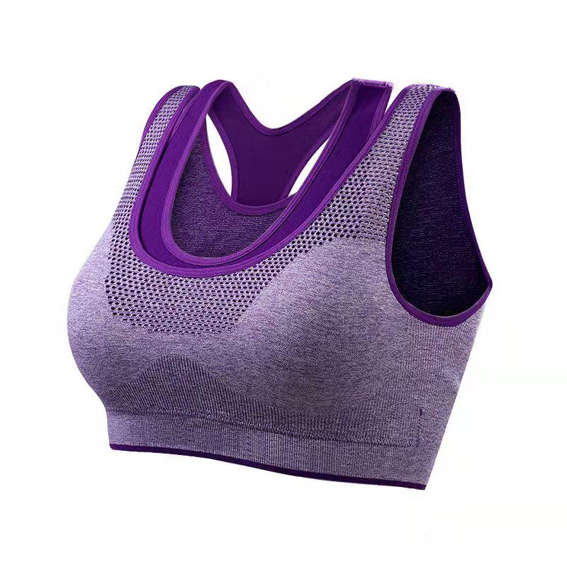 Women's Sports Underwear Gathered Anti-sagging Fitness Bra Running Shockproof Beauty Back Yoga Bra Vest