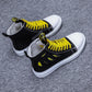 Summer Breathable Canvas High-top Men's Shoes Men's Korean Style Trendy All-match Sports Casual Shoes
