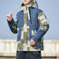 Down Jacket Fashion High-end Young and Middle-aged Men's Down Cotton Padded Jacket Hooded Plus Size Top