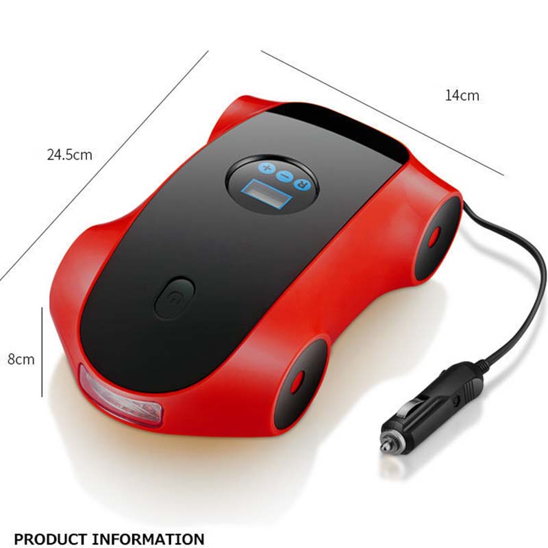 Car Air Pump 12v Small Portable Pump Electric Type High Pressure High Power Automobile Tire Air Pump Digital Display Type Mechanical Dribbling Light