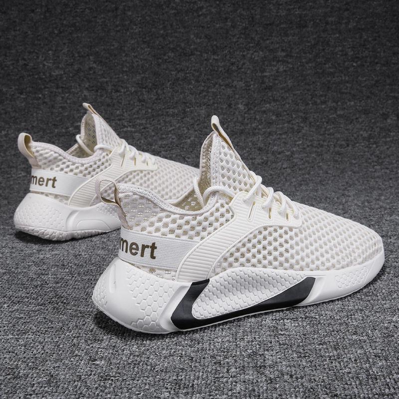Running Shoes Men Fashion Mesh Sneakers Male Sport Shoes Lace-Up Lightweight Shoes Male Zapatos De Mujer Training Trainers Men