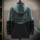 Men Boutique Jacket Spring Hooded Workwear Soft and Comfortable Coat Casual Loose Top Large Size