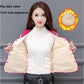 Autumn and Winter Down Cotton Lightweight Slim-fit Plus Fleece Inner Wear Warm Vest Women