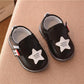 Baby's Little Leather Shoes Soft Soled Baby Walking Cartoon Shoes Children's Non Slip Lighting Flat Shoes