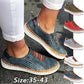 Womens Hollow-Out Breathable Sneakers Casual Slip On Shoes Loafers Comfortable Lazy Shoes