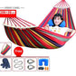 Canvas Hammock Outdoor Adult Single Anti-Rollover Indoor and Outdoor Balcony Swing Chair