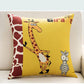 Creative Painting Printing Pillow Car Waist Pillow Home Sofa Pillow Soft Relaxation Artifact
