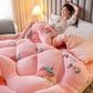 Super Warm Lamb Quilt Winter Blanket 5Kg Double-sided Velvet Quilt Thickened Warm Plush Comforter Core