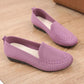 Soft-soled Non-slip Single Shoes for The Elderly Breathable Flying Woven Mesh Shoes Casual Versatile Middle-aged and Elderly Shoes