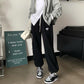 Spring and Summer Korean Style High-waist Wide-leg Sports Casual Pants Female Student Loose-fitting Pants Trend