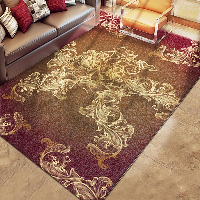 3D Creative Doormat Plant Printed Carpet Hallway Carpets for Living Room Bedroom Rug Anti-skid Floor