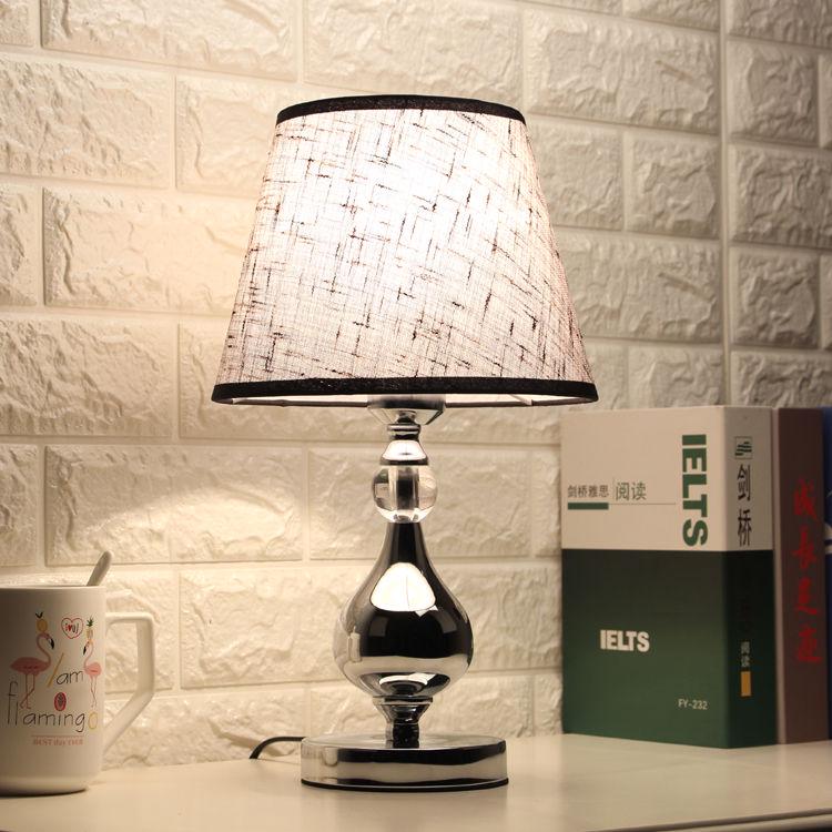 European Bedside Reading Light Led Table Lamp E27 fabric Desk Lamp interior lighting Home Decor