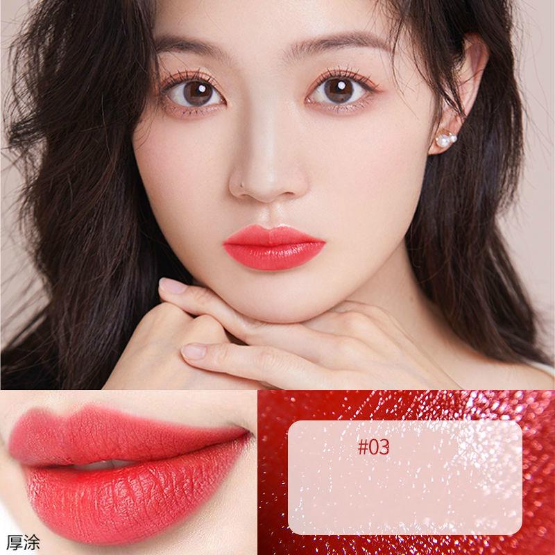 Matte lipstick sexy red waterproof lipstick Non-stick cup naked bullet lipstick lipstick women