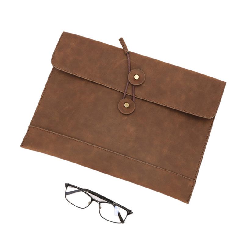 Business Briefcase Men Retro Casual Envelope Bags Handbag Shoulder Diagonal Computer Bag