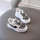Children's Shoes Spring and Summer Mesh Breathable Plaid Shoes Boys and Girls Sneakers 1-6 Years Old