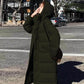 Quilted Jacket Autumn and Winter Korean Version Loose Large Size Slimming Winter Long length Over-the-knee Jacket