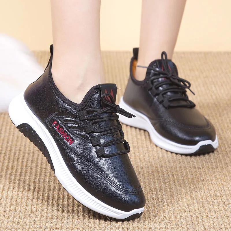 Women's Winter Plus Velvet Mother Cotton Shoes Waterproof Non-slip Sports Shoes Middle-aged and Elderly Cotton Boots