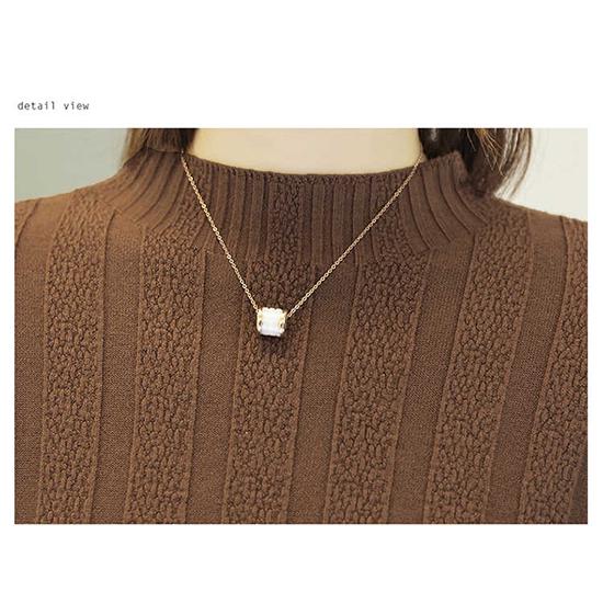 Winter Thick Two-piece Suit Women's Knitted Dress Autumn Lace Over The Knee Long Sweatshirt Suit Skirt