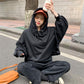 Sports and Leisure Suit Women's Spring and Autumn Hooded Long-sleeved Sweater Loose Wide-leg Trousers Fashion Two-piece Set
