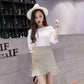 High-waisted Fishtail Skirt Short Skirt Women's Half-length Skirt A-line Skirt Summer Thin Hip Ruffled Shorts Skirt Sexy and Cute