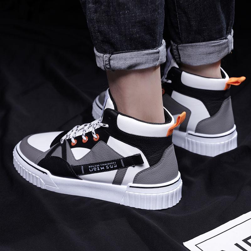 Spring and Summer Men's High-top Shoes Korean Version of The Trend of All-match Casual Shoes Men's Sports Shoes