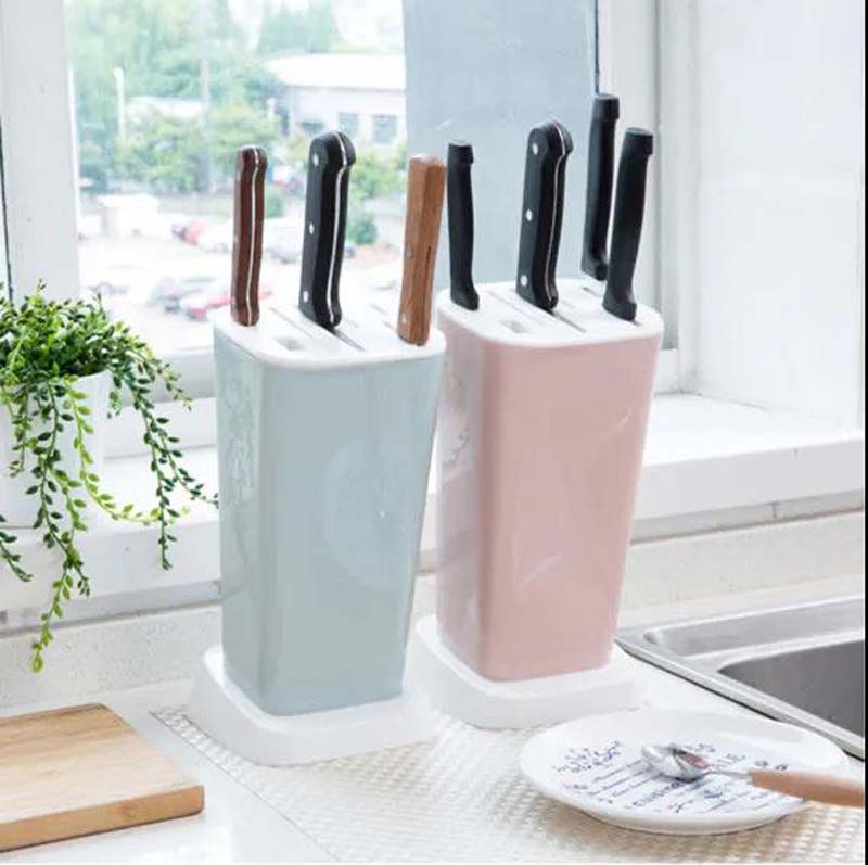 Multifunction Drainage Plastic Storage Rack Kitchen Knife Fruit Knife Kitchen Glove Storage Rack