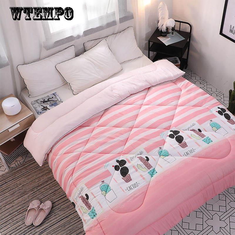 Quilt winter is thickened to keep warm student dormitory by core cotton quilt pad winter