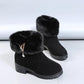 Snow Boots Women's Autumn and Winter Martin Boots Big Cotton Short Boots Women's Shoes Plus Velvet Thick Cotton Shoes
