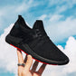 Autumn Men's Shoes Black Casual Sneakers Student Running Shoes