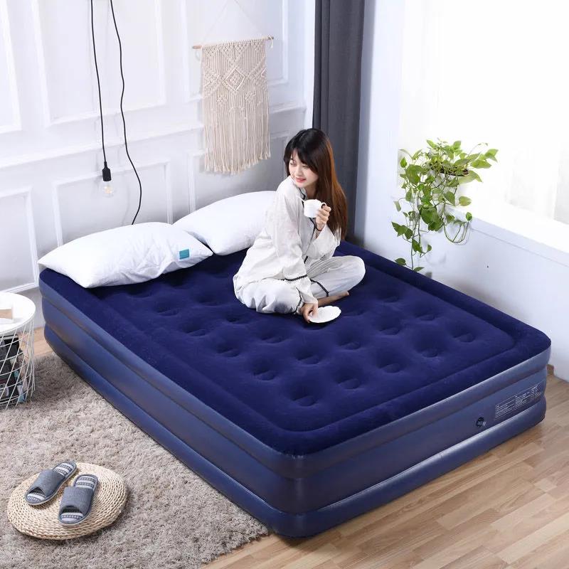 Inflatable Bed High-grade Double-layer Thick Single/double Air Cushion Bed Household Foldable Lazy Bed