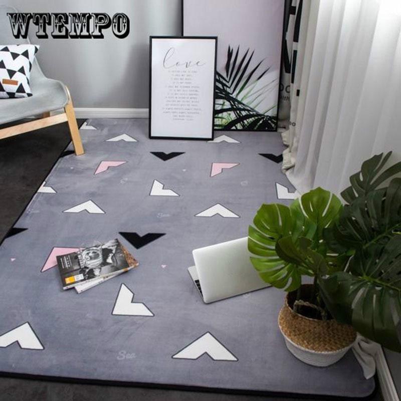 Nordic minimalist  Carpets for Living room rug Modern European coffee table mat Rugs Bedroom
