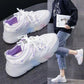 Women's Summer Sports Shoes Daddy White Shoes All-match Student Casual Running Shoes Light Casual Shoes Mesh Shoes