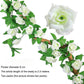 Decoration Simulation Rose Flower Wedding Decoration Rattan Cover Winding Floral Wedding Festive Flower