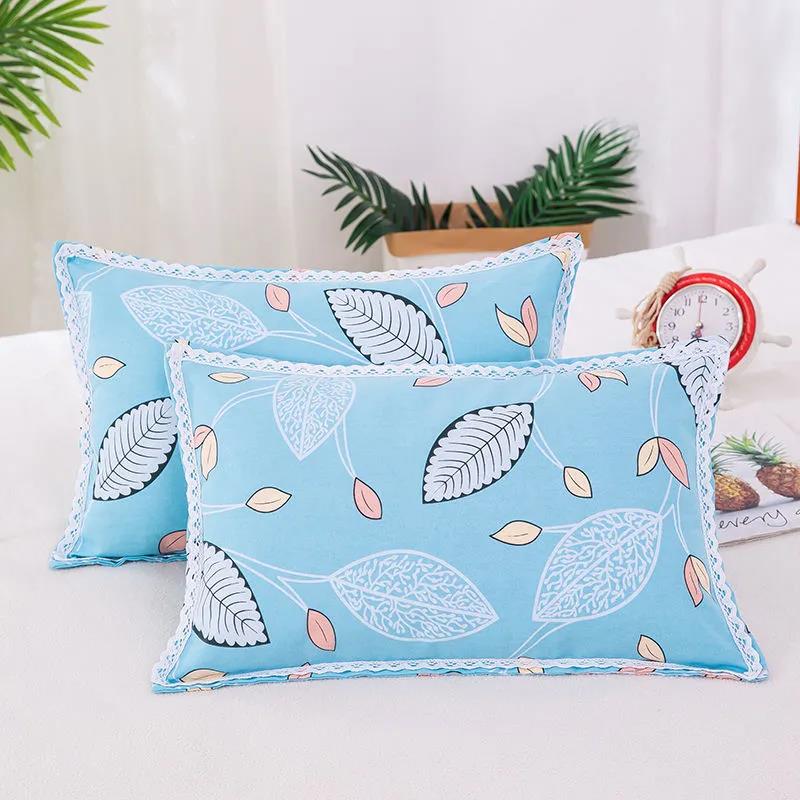 Thickened Warm Pillowcase Quilted 3D Coral Velvet Pillowcase Single and Double Pillowcase Paired 48*74cm