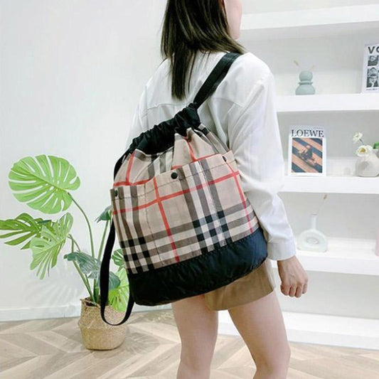 Lightweight Travel Ladies Large Bag Nylon Drawstring Pocket All-match Backpack Sports Backpack Student Large Capacity