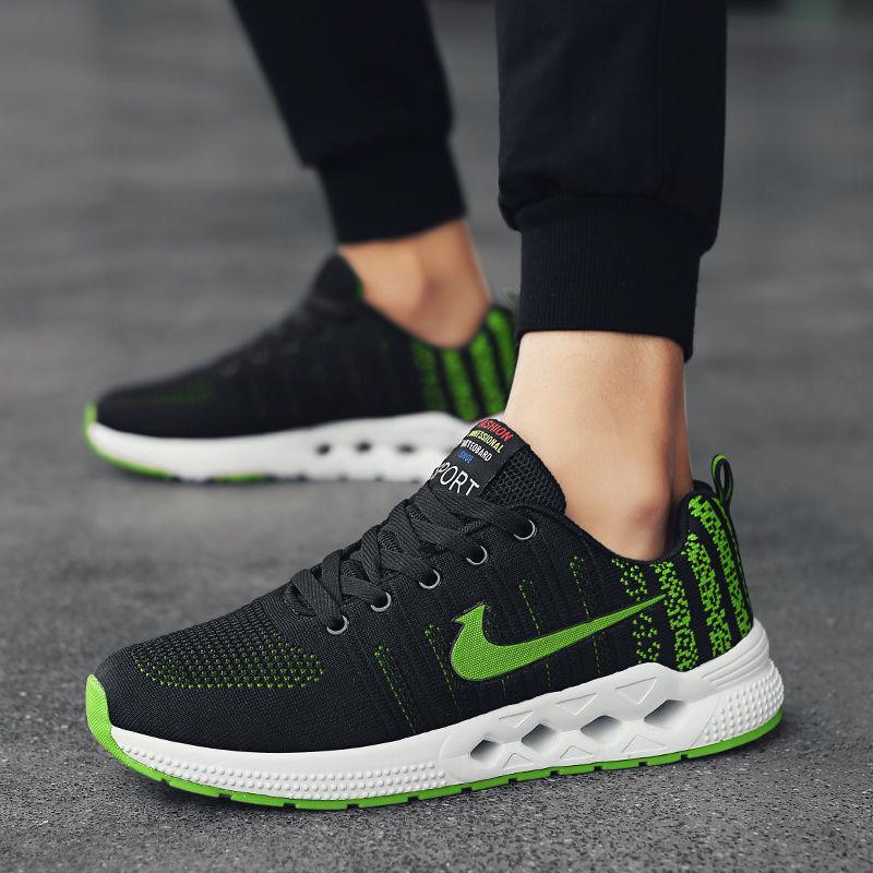 Summer Net Shoes Men's Shoes Trend Men's Sports Shoes Casual Breathable Student Running Shoes