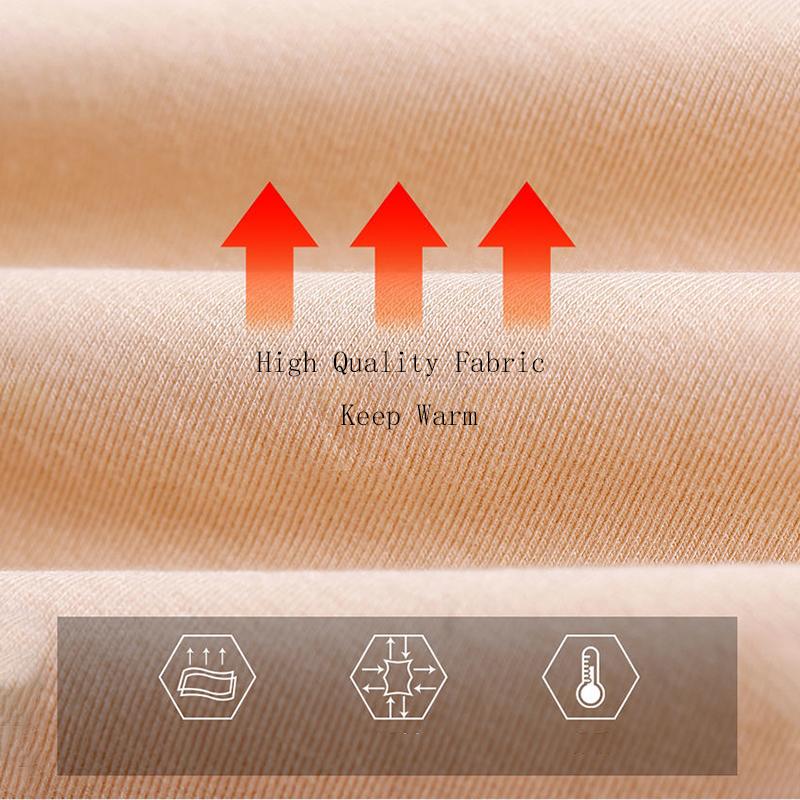 Women Plus Size Winter Thermal Underwear Autumn Clothes O-neck Tight Suit Thicken Windproof Comfortable Soft Lining Long Sleeve High Elasticity Slim