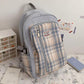Backpack Female Student Schoolbag Large Capacity Nylon Campus Backpack Female Middle School Student Schoolbag Waterproof Schoolbag