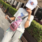 Fashion Casual Lady Female Chest Bag Female Chest Shoulder Messenger Bag Outdoor Travel Small Bag