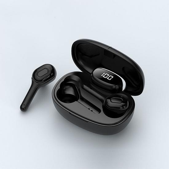 Bluetooth Earphones Mini LED Display Headphone Stero Sound 1500mah Power Bank Sport Wireless Headset