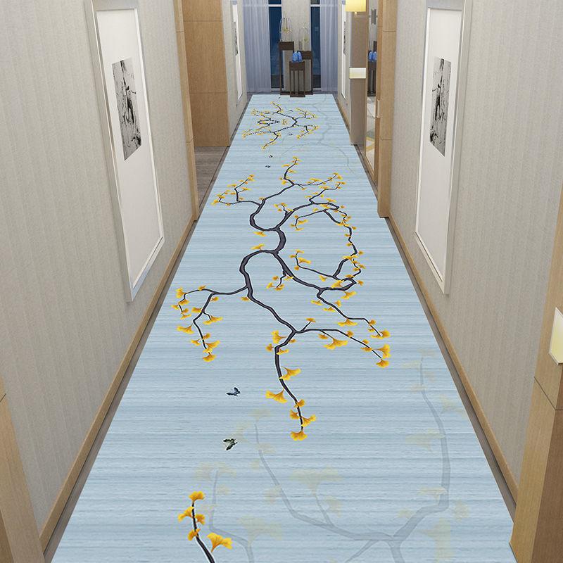 Chinese Style Home Cut Corridor Carpet Fully Carpeted Aisles Hotel Stairs Living Room Carpet Bedroom Bedside Blanket