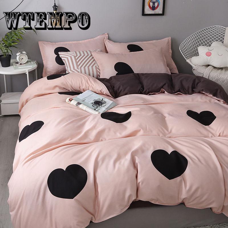 American Style Bedding Set AB Side Bed Set Super King Size Bed Linens