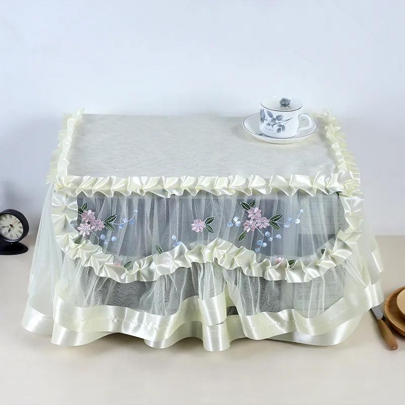 Microwave Oven Universal Cover Lace Cloth Universal Cover Dust and Oil Cover