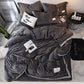 Winter Four-piece Set Double-sided Velvet Thick Short Plush Bed Linen Quilt Cover Coral Velvet 4-piece Set
