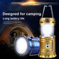 4 In 1 Rechargeable Solar LED Light Camping Light Portable Outdoor Survival Tent Light Retractable Hand Light Searchlight (Can Charge The Phone)
