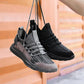 Men's Spring and Summer Large Size Soft Sole Sneakers Men's Lightweight Flat Heel Walking Running Sports Shoes