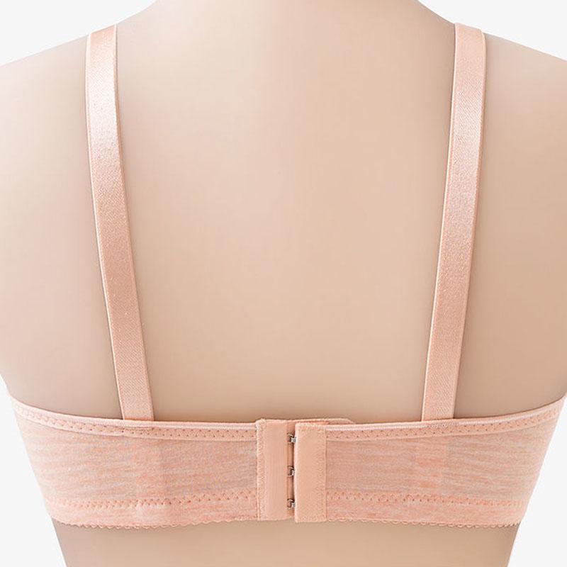 Thin Underwear Without Rims Gather Sexy Comfortable Breathable Bra Young Ladies Small Chest Jacquard Bra