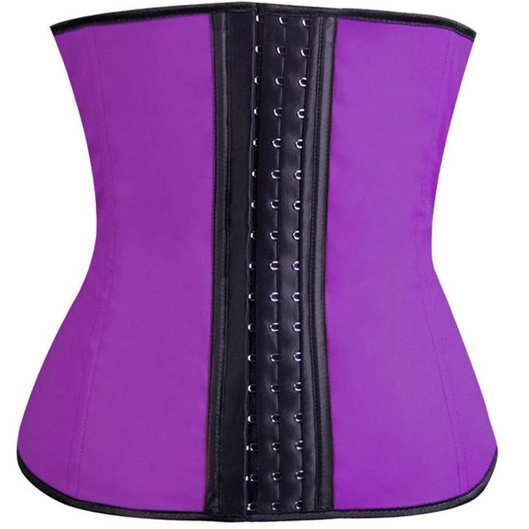 Slimming Body Shaper Woman Sexy Waist Trainer Underbust Corsets & Bustiers Satin Steel Boned Waist