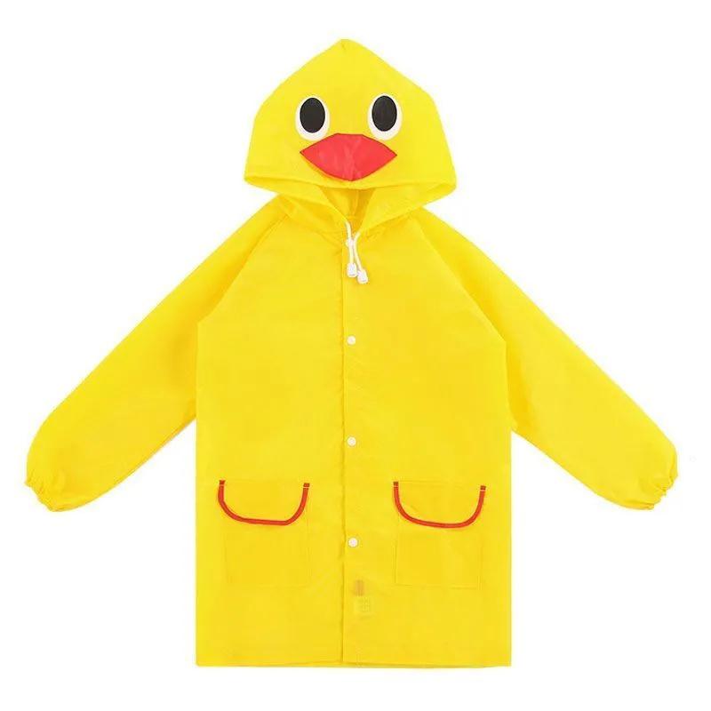 Rain Coat for Kid Pink Red Blue Lovely Waterproof Clothes Children Suit 90-130cm Windbreaker Windproof Hooded cartoon raincoats