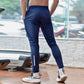 Sports and Leisure Tide Brand Fitness Trousers Men's Slim Thin Section Running Breathable Elastic Bandage Pencil Pants Fitness Pants